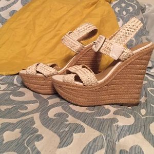 Off white wedges!